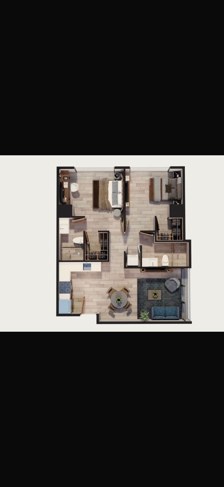Vendo lindo apartamento en Edificio Moderno Zona 15 Vista Hermosa 1 dentro de garita — foto 4 de 4